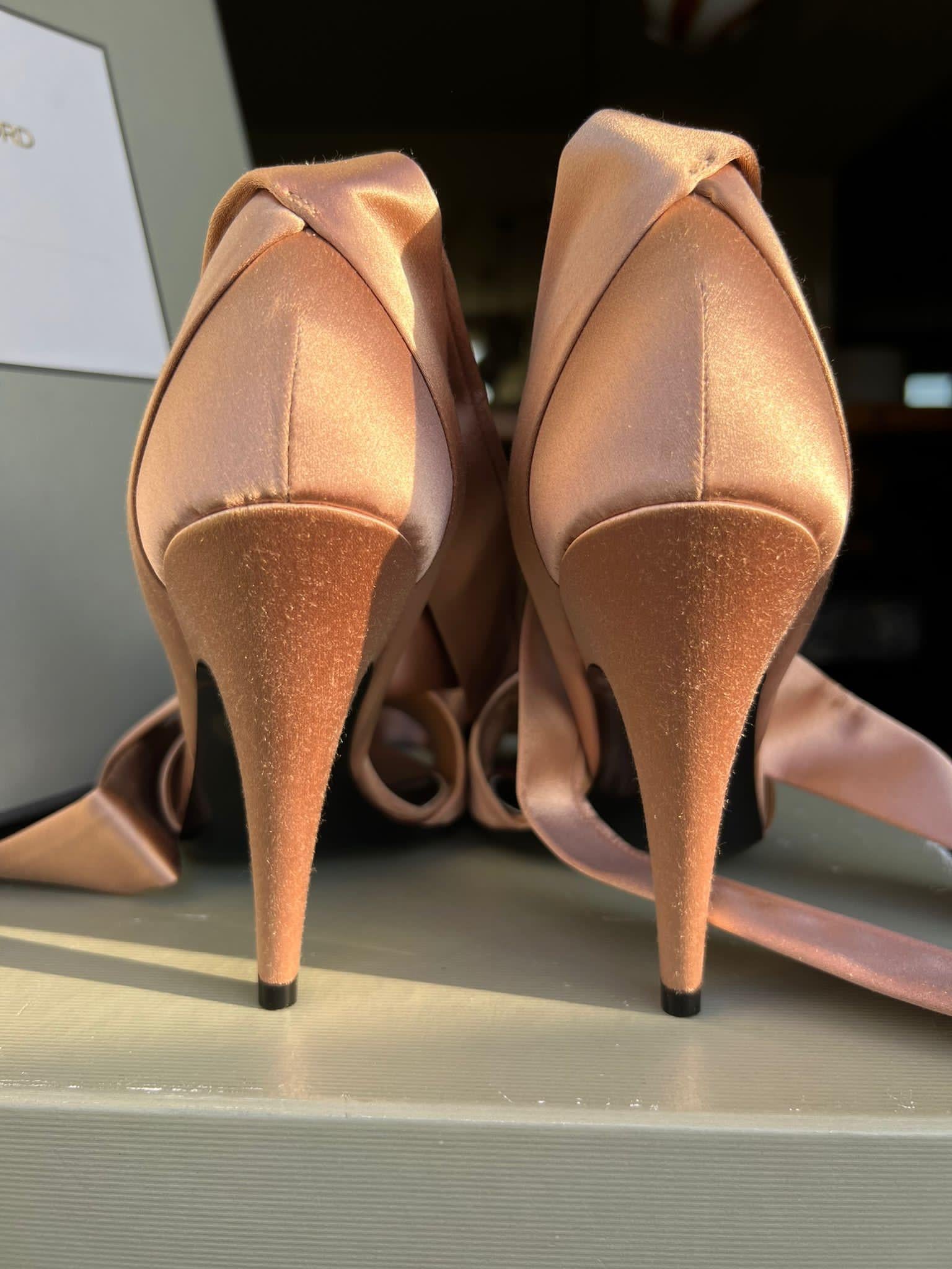 Tom Ford Pink Silk Blush Heels