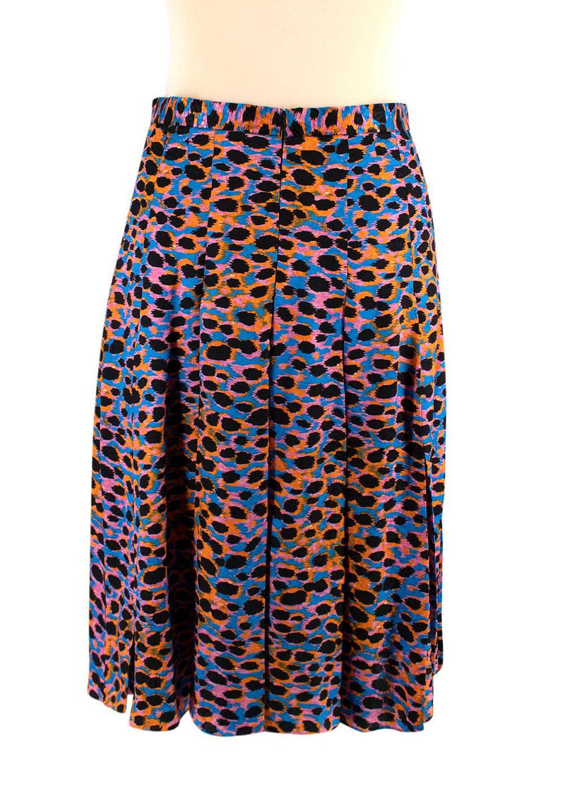 Dior Multicoloured Mizza Print Chez Moi Shirt & Pleated Skirt