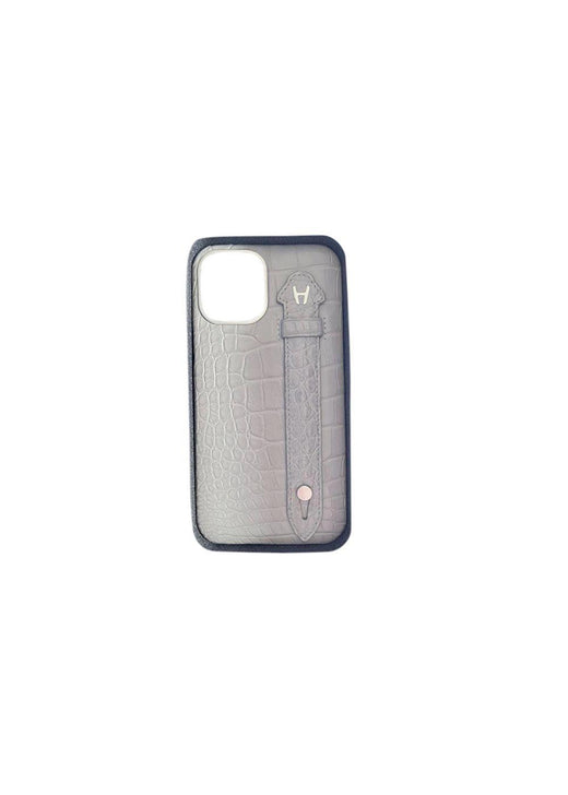 Grey alligator Side Finger iPhone 13 Pro Max