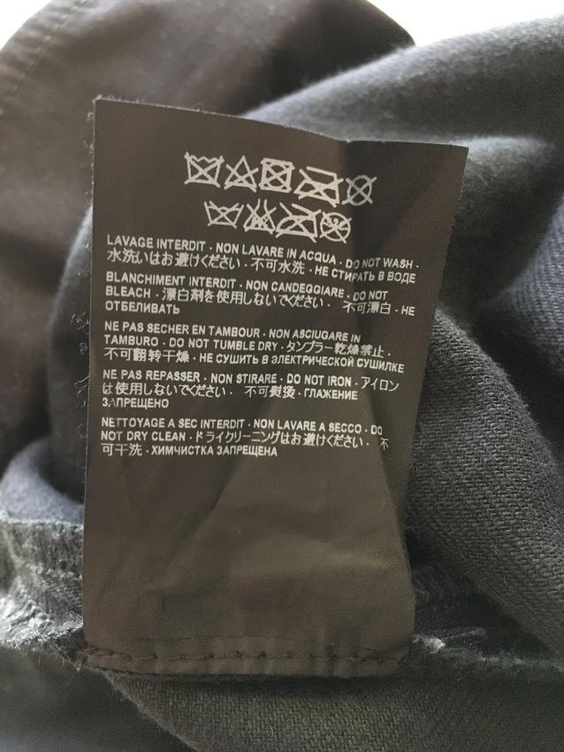 Saint Laurent D05 Black Distressed Skinny Jeans