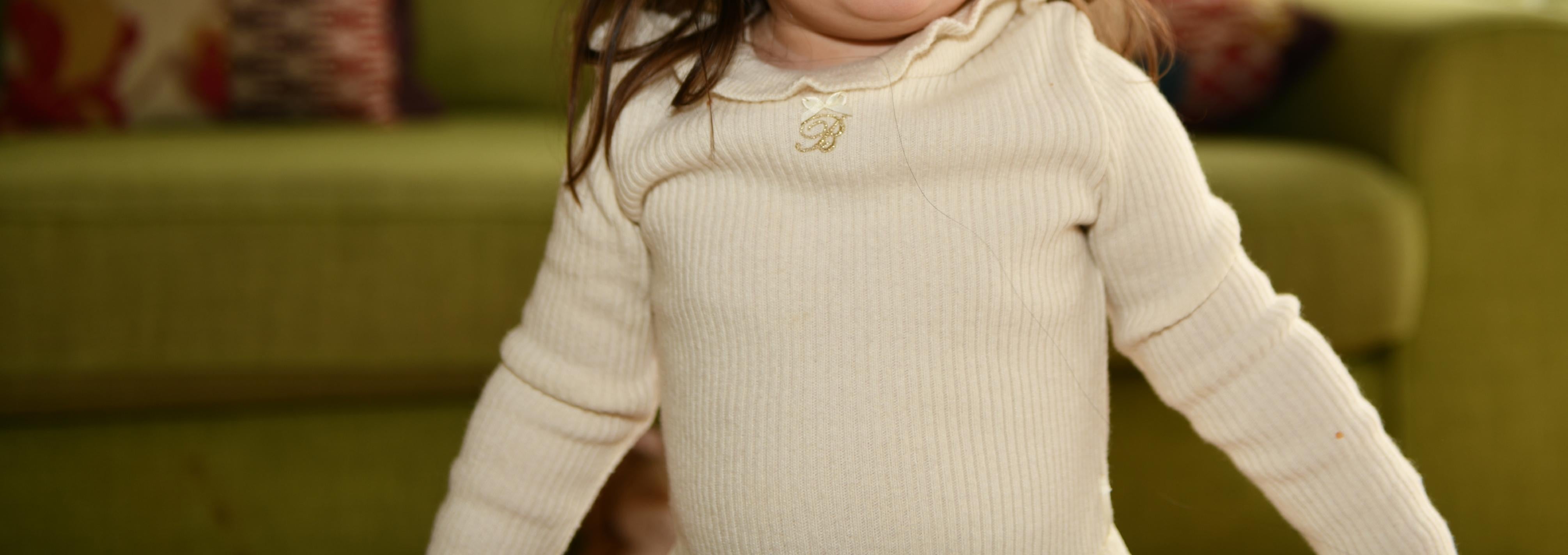 BLUMARINE Baby Dress Cream and gold 18 24 m