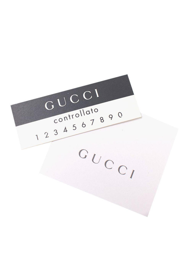 Gucci Vintage Black Leather Pouch