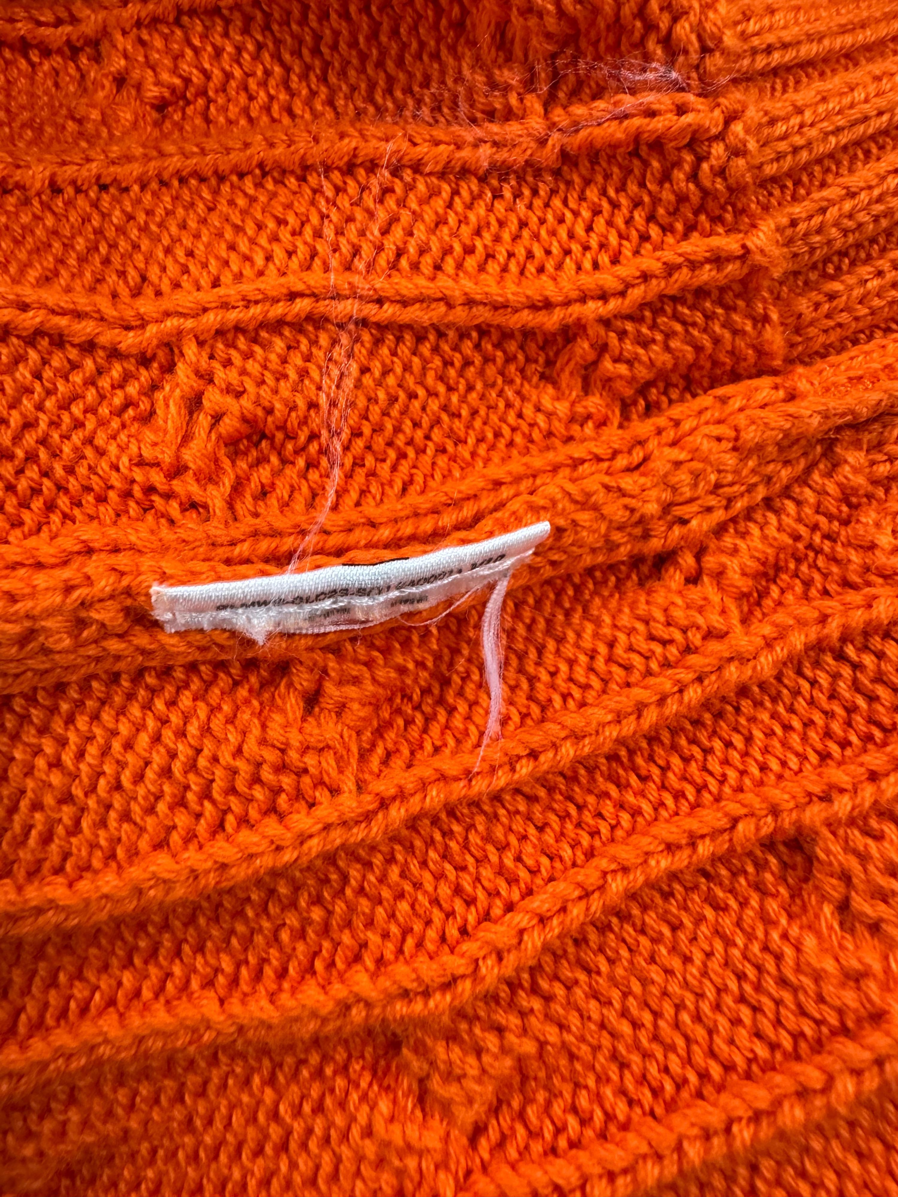Polo Ralph Lauren Kids  Orange Cable Knit Jumper