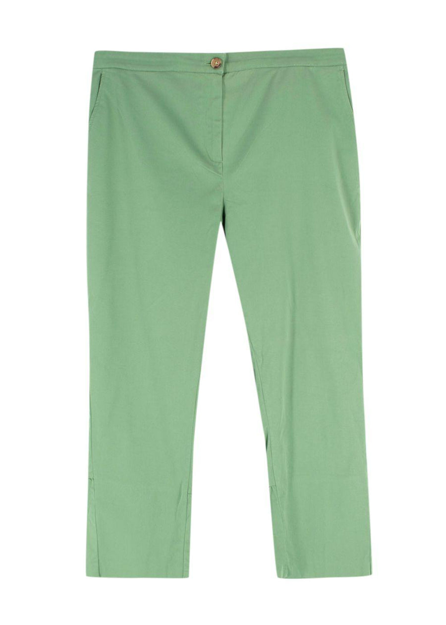Marina Rinaldi Green Rabicco Curve Trousers