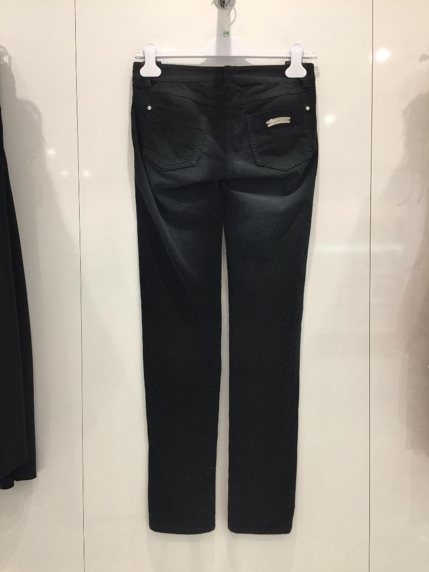 Blumarine Black Corduroy Trousers