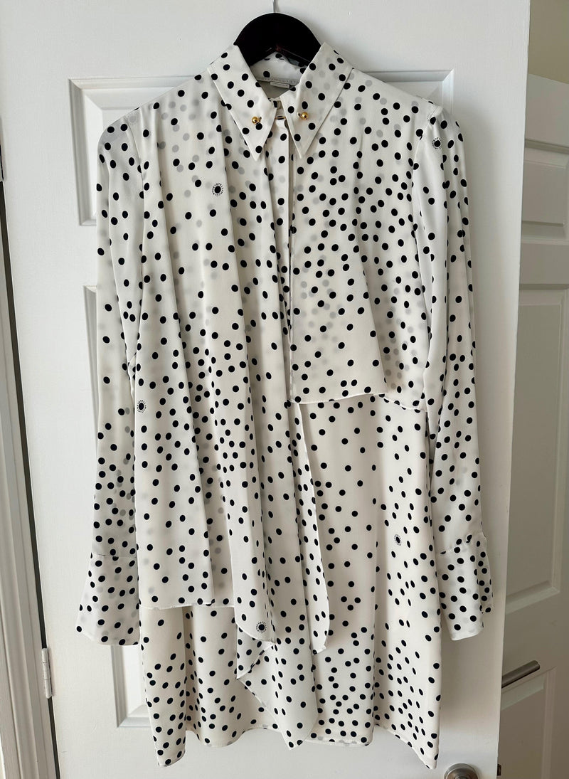 Stella McCartney Polka Dot Shirt Dress