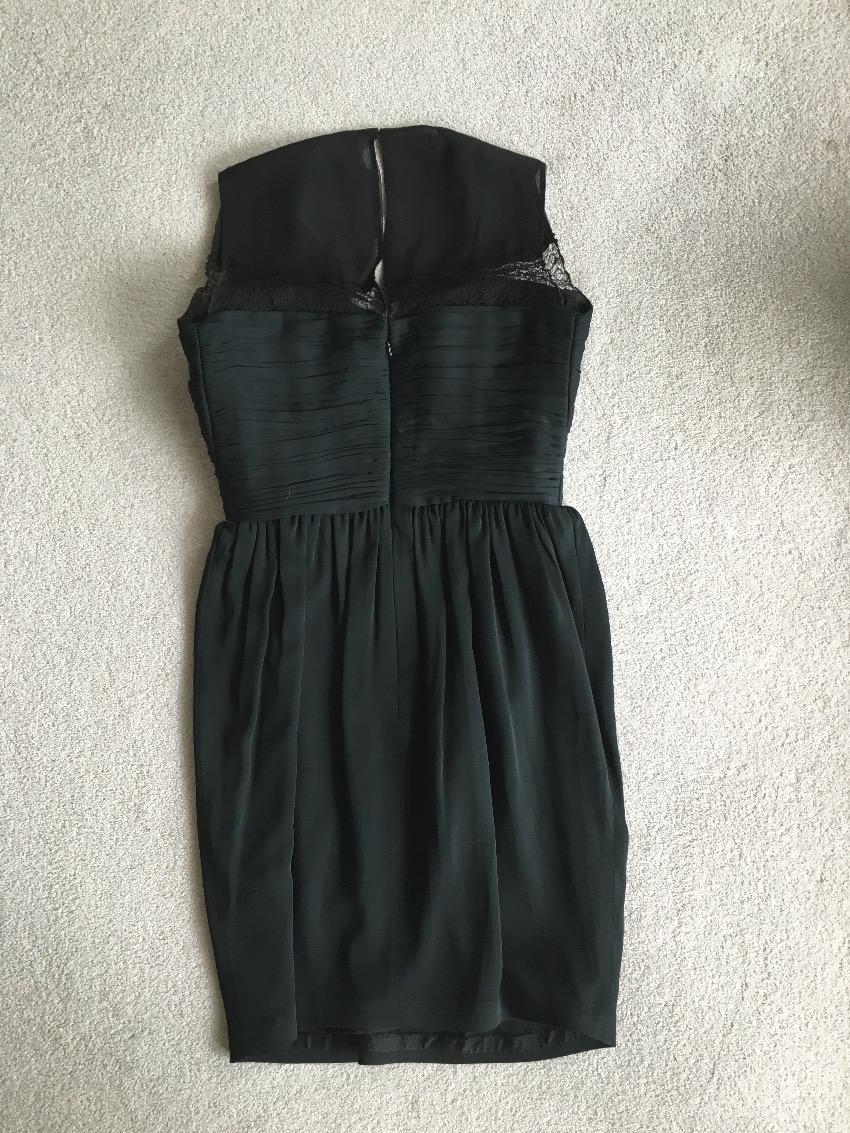 Robert Rodriguez Black Silk Dress