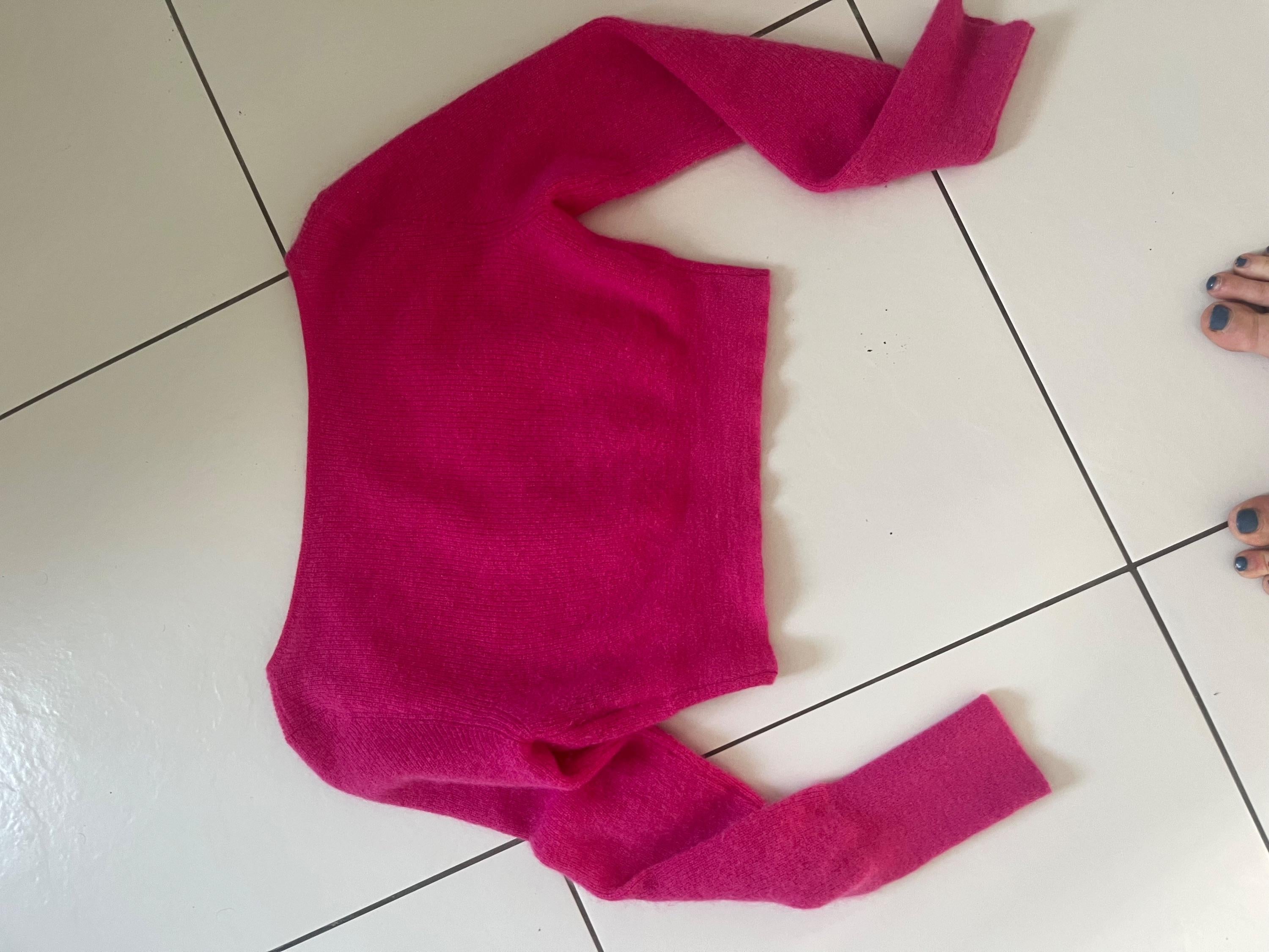 Jacquemus Alzou Cropped Mohair-blend Cardigan
