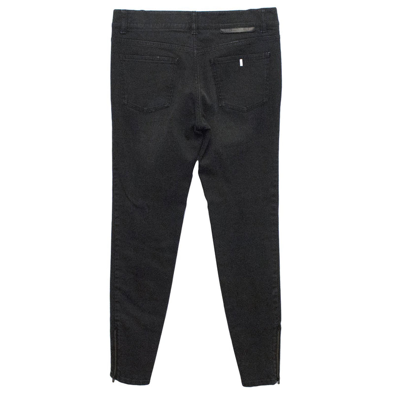 Stella McCartney Grey/Black Jeans With Star Embellishment