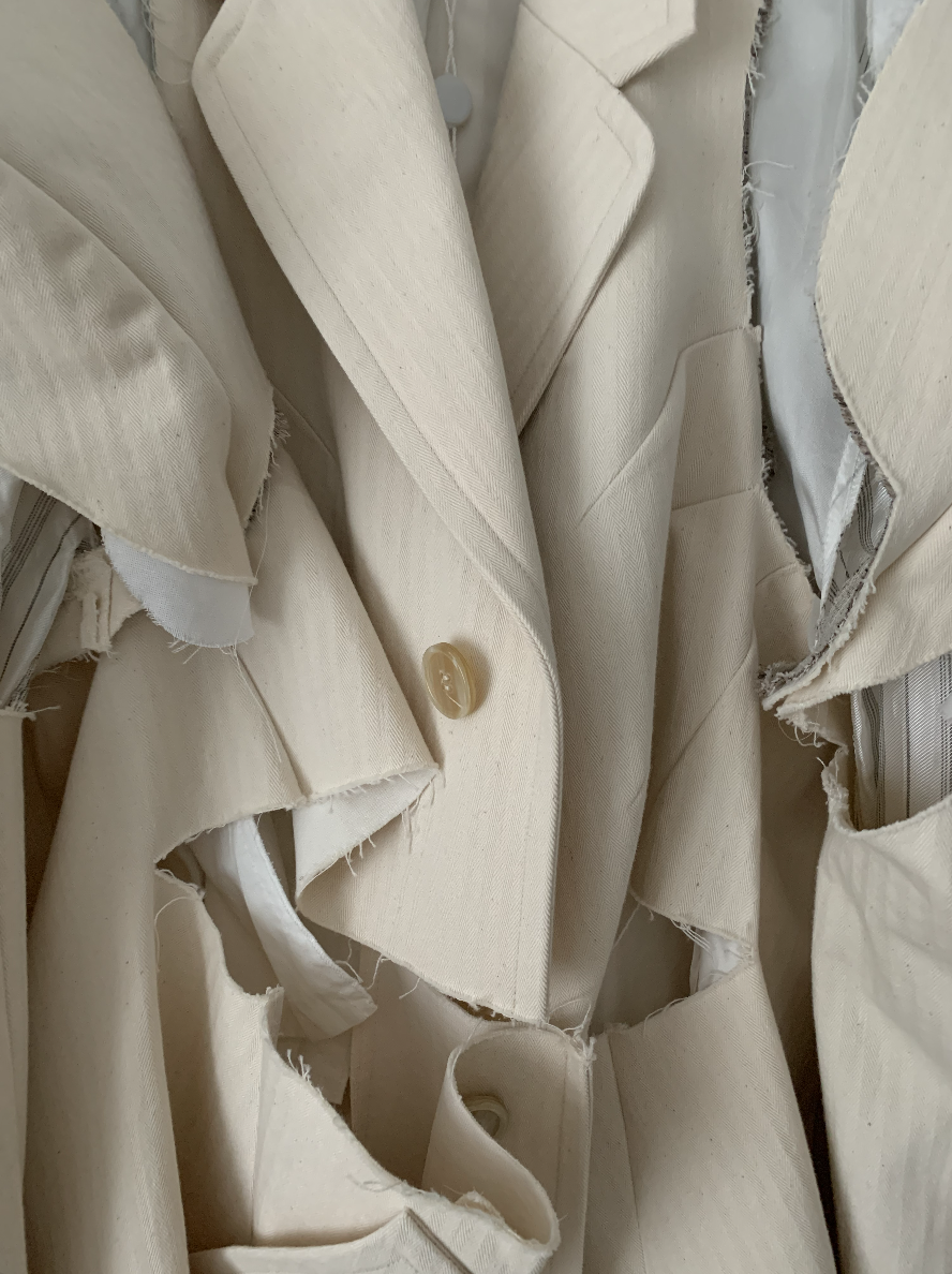 Maison Martin Margiela Deconstructed Cotton Trench Coat