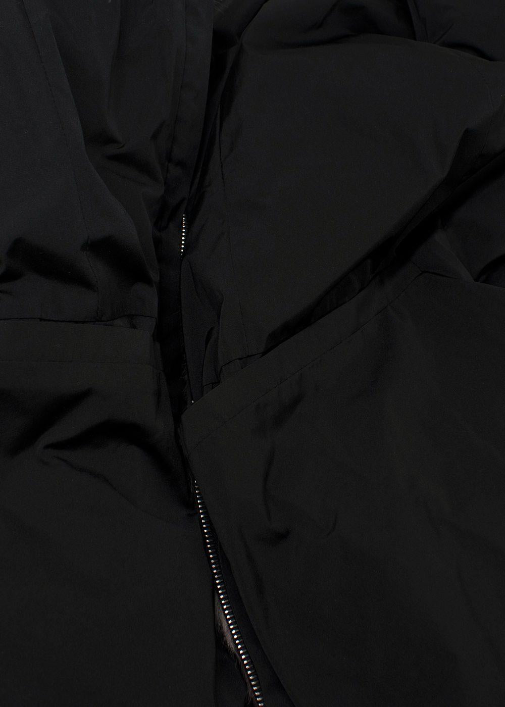 Nina Ricci Reversible Patchwork Faux Fur Coat
