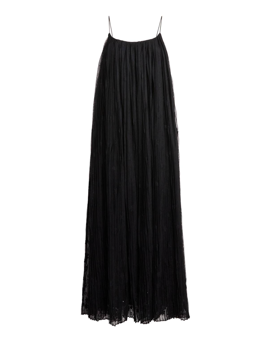 Toteme Floral-Embroidered tulle Maxi Dress