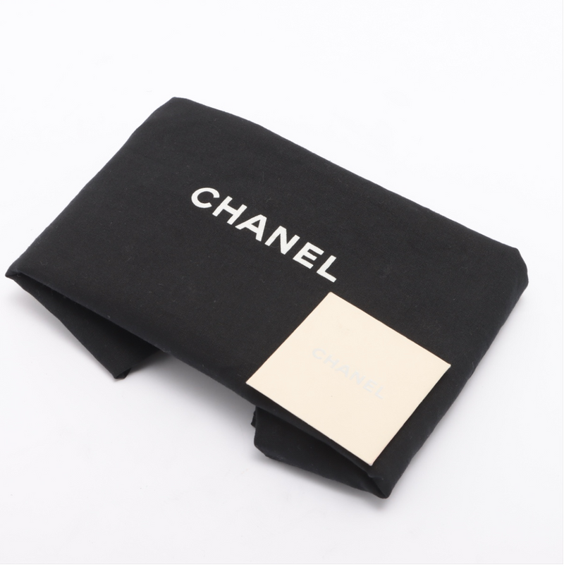 Chanel Timeless Quilted Black Fabric Bag