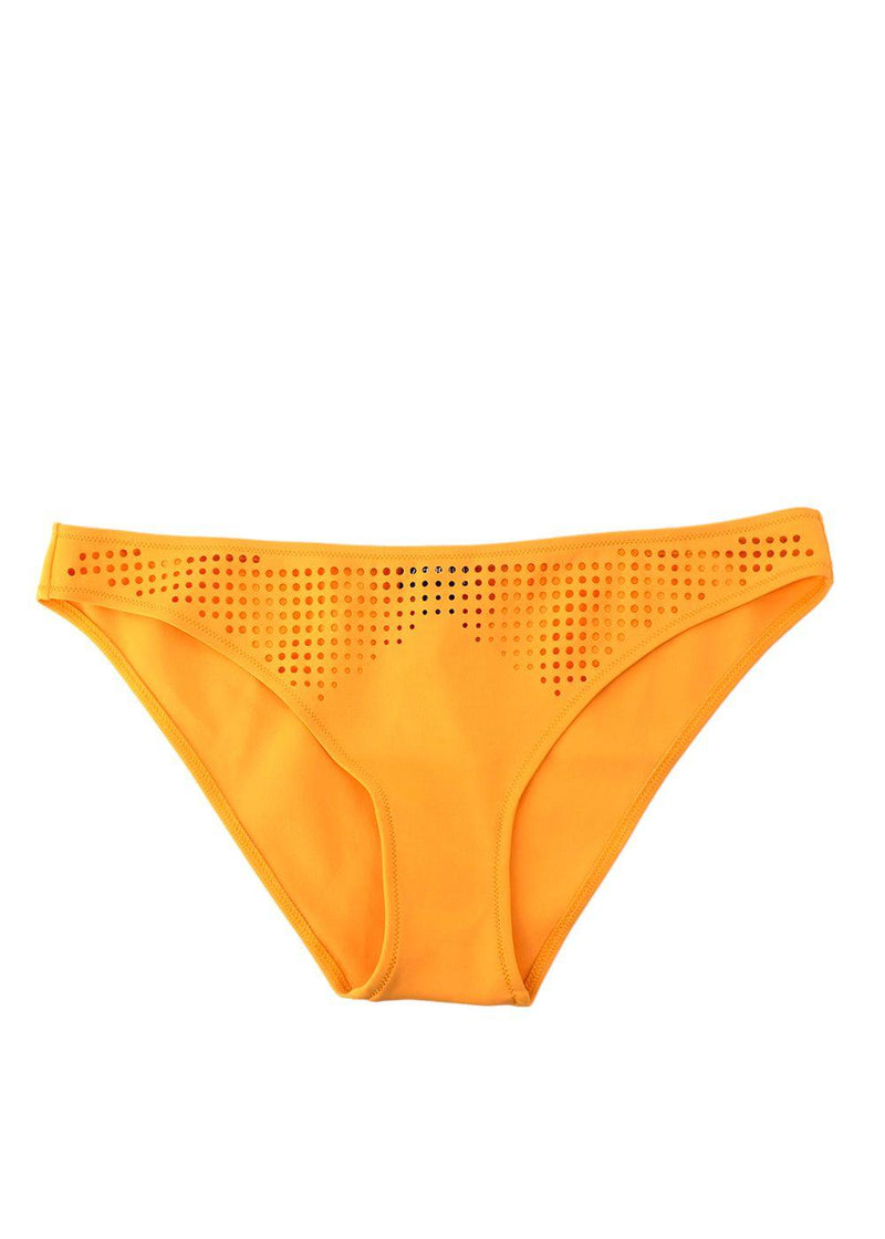 Vilebrequin Yellow Perforated Triangle Bikini Set