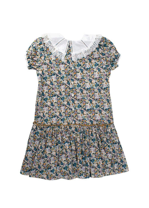 Strawberries & Cream Liberty Print Floral Dress 4 Years