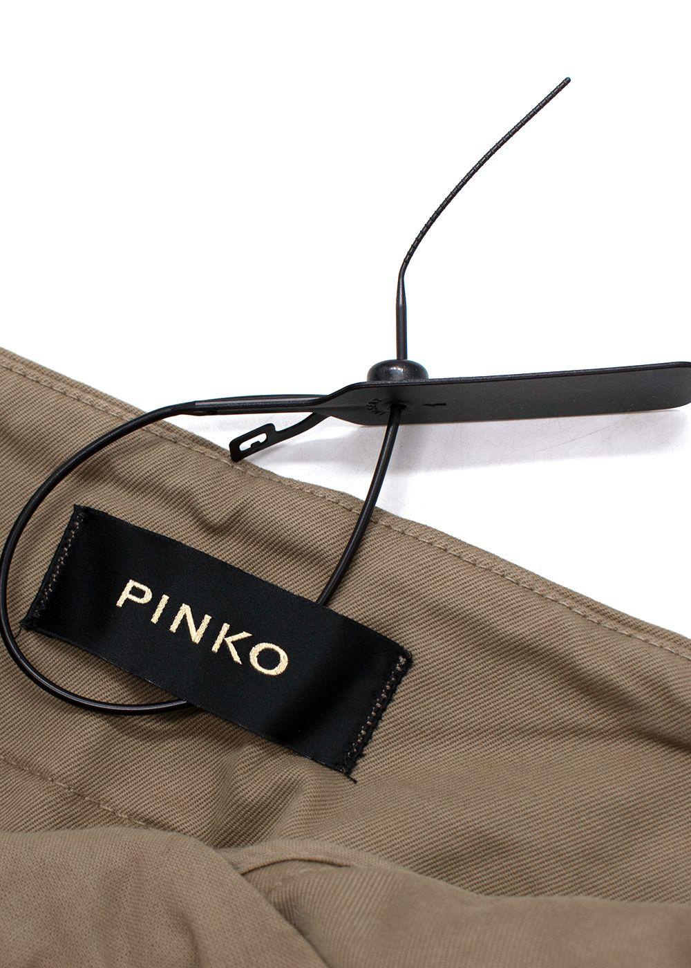 Pinko Khaki Cargo Trousers