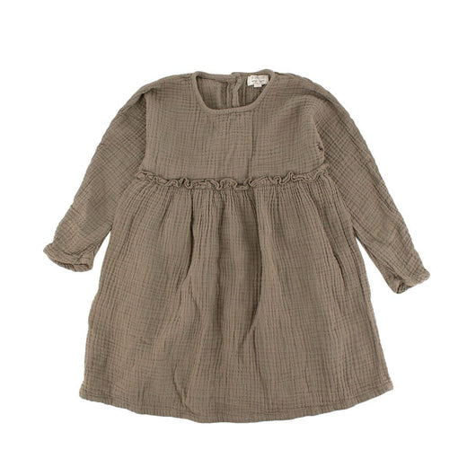 Olive Green Muslin Dress