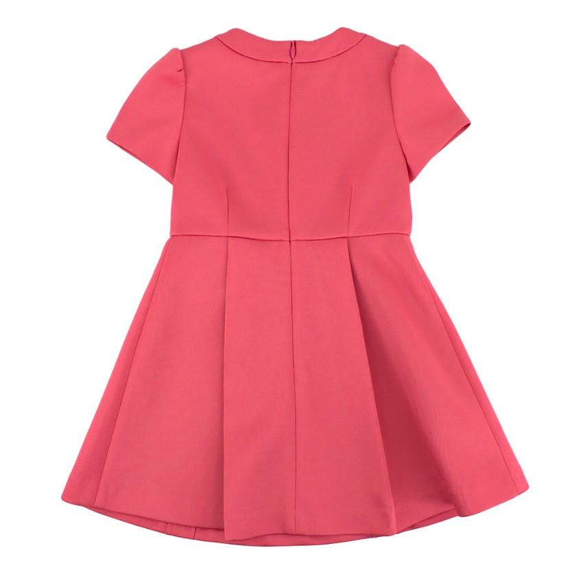 Nicholas & Bears Pink Floral Applique A-Line Dress