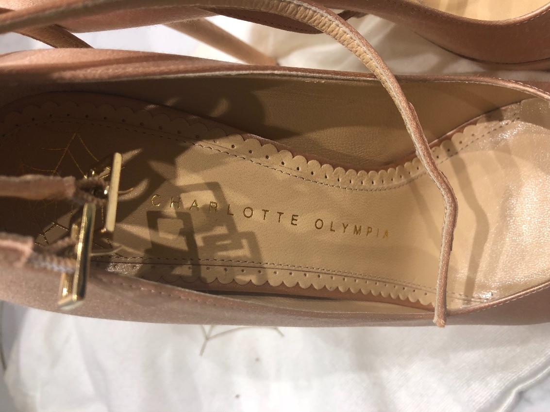 Charlotte Olympia satin heels