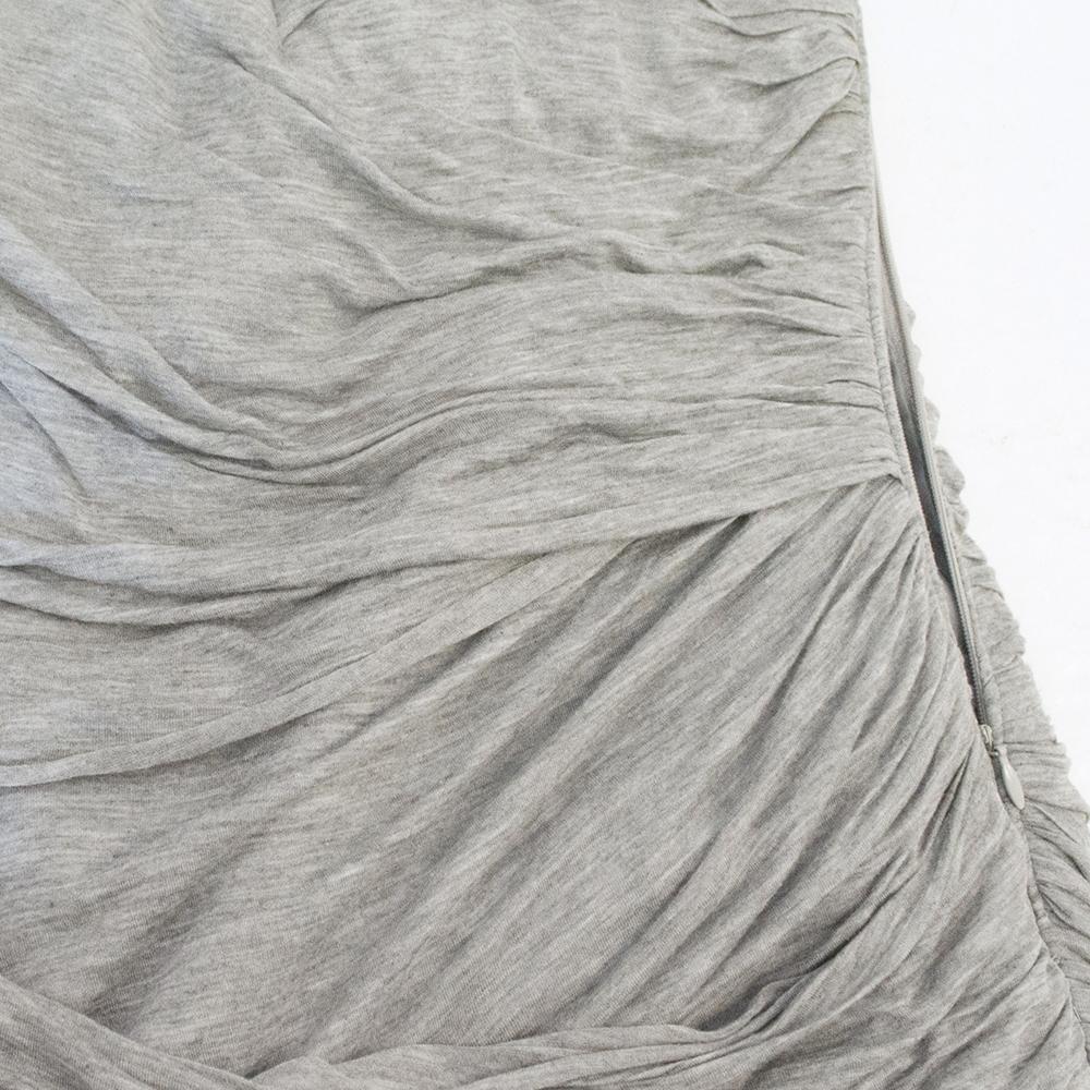 Camila and Marc Grey Strapless dress