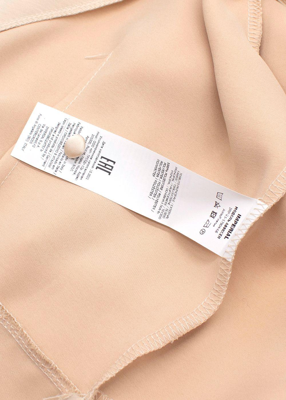 Imperial Champagne Wrap Mini Dress