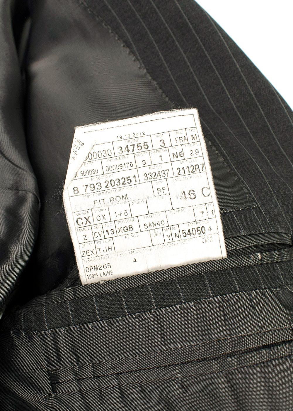 Ermenegildo Zegna Grey PinStripe Single Breasted Blazer and Trouser Suit