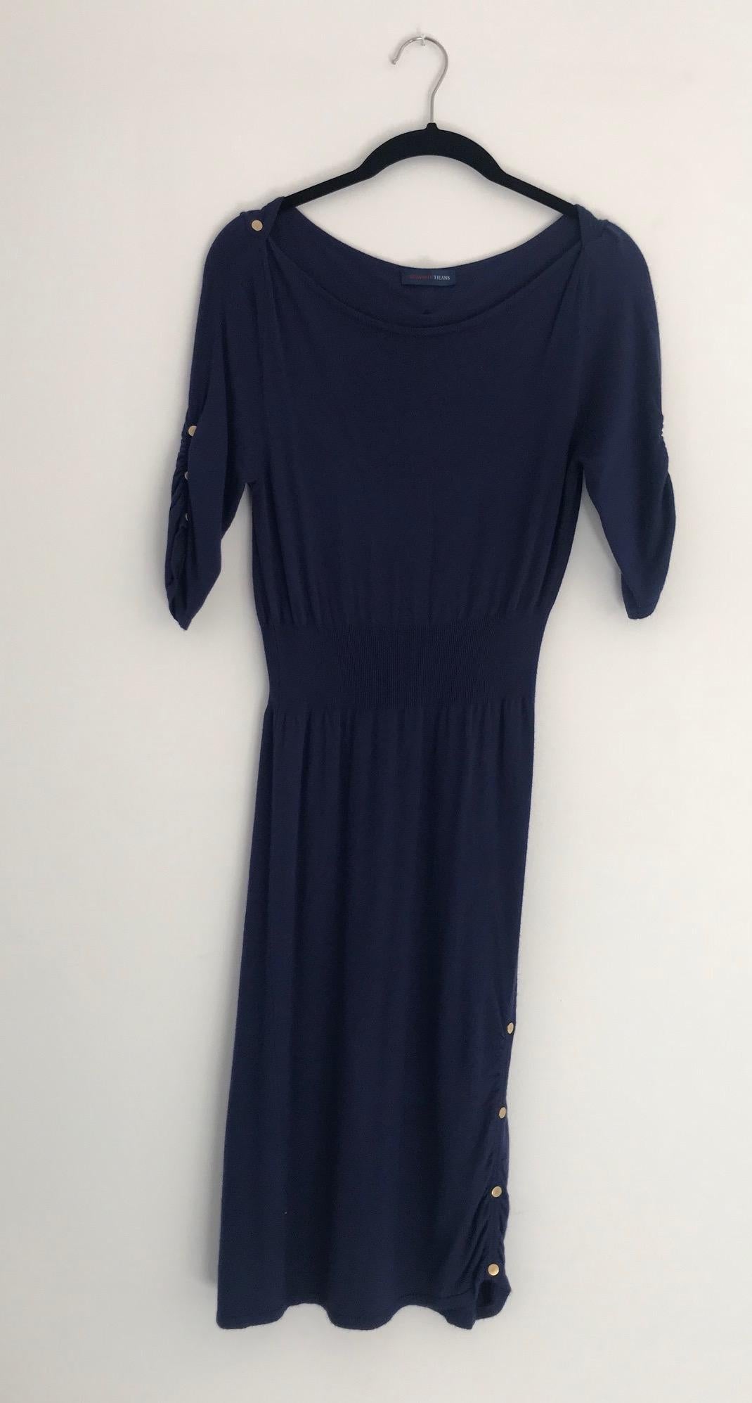 TRUSARDI Blue Stretch Dress