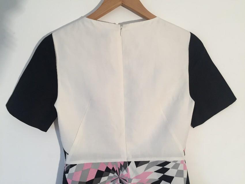 Tibi Isosceles Silk Blend Dress