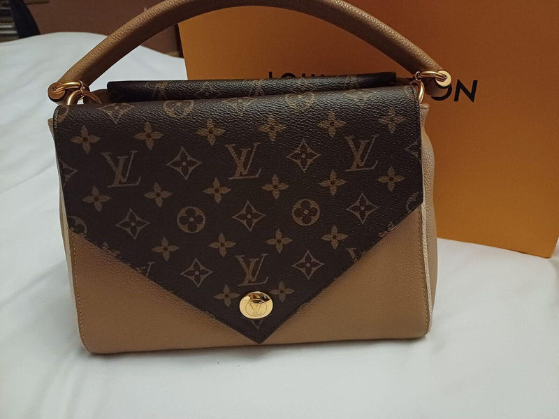Louis Vuitton Sesame Monogram Canvas and Leather Double V Bag