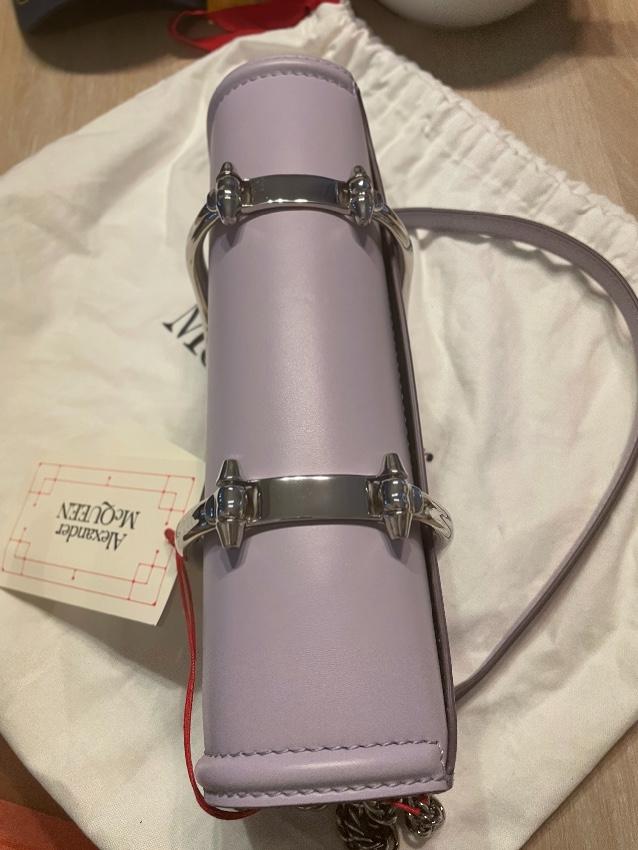 Alexander McQueen Lavender Smooth Calf Leather The Story Book