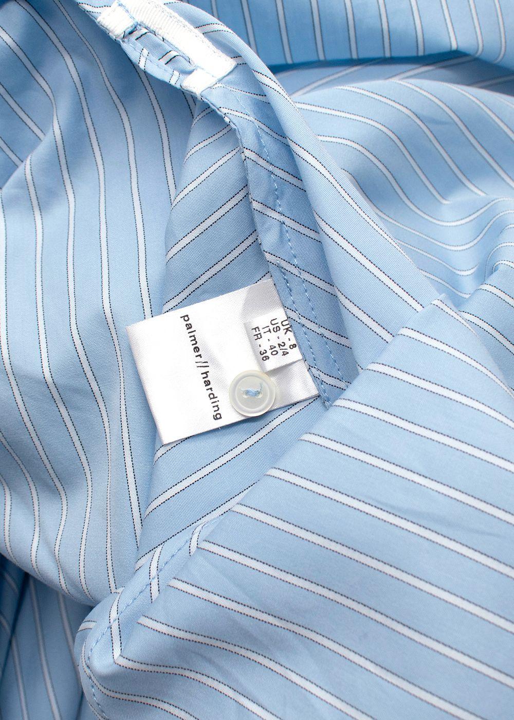 Palmer Harding Blue Pencil Stripe Super Shirt Dress