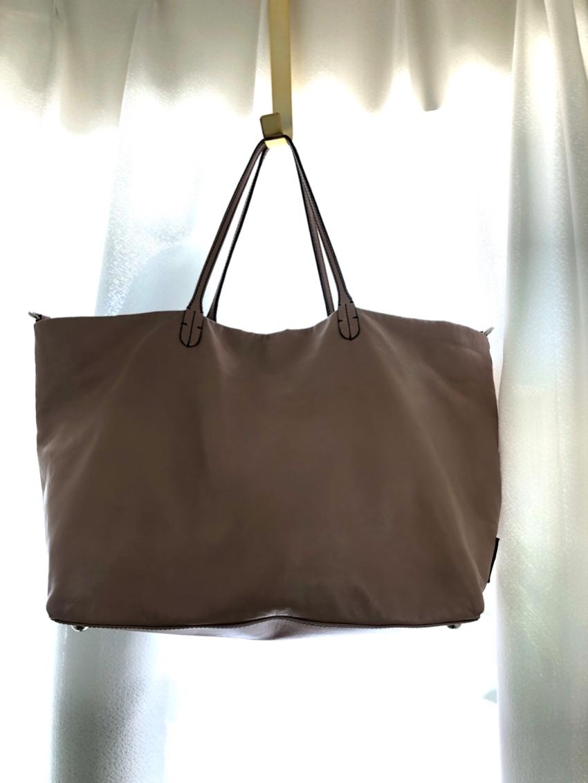 Valentino Pink Nappa Leather Bow Embellished Tote
