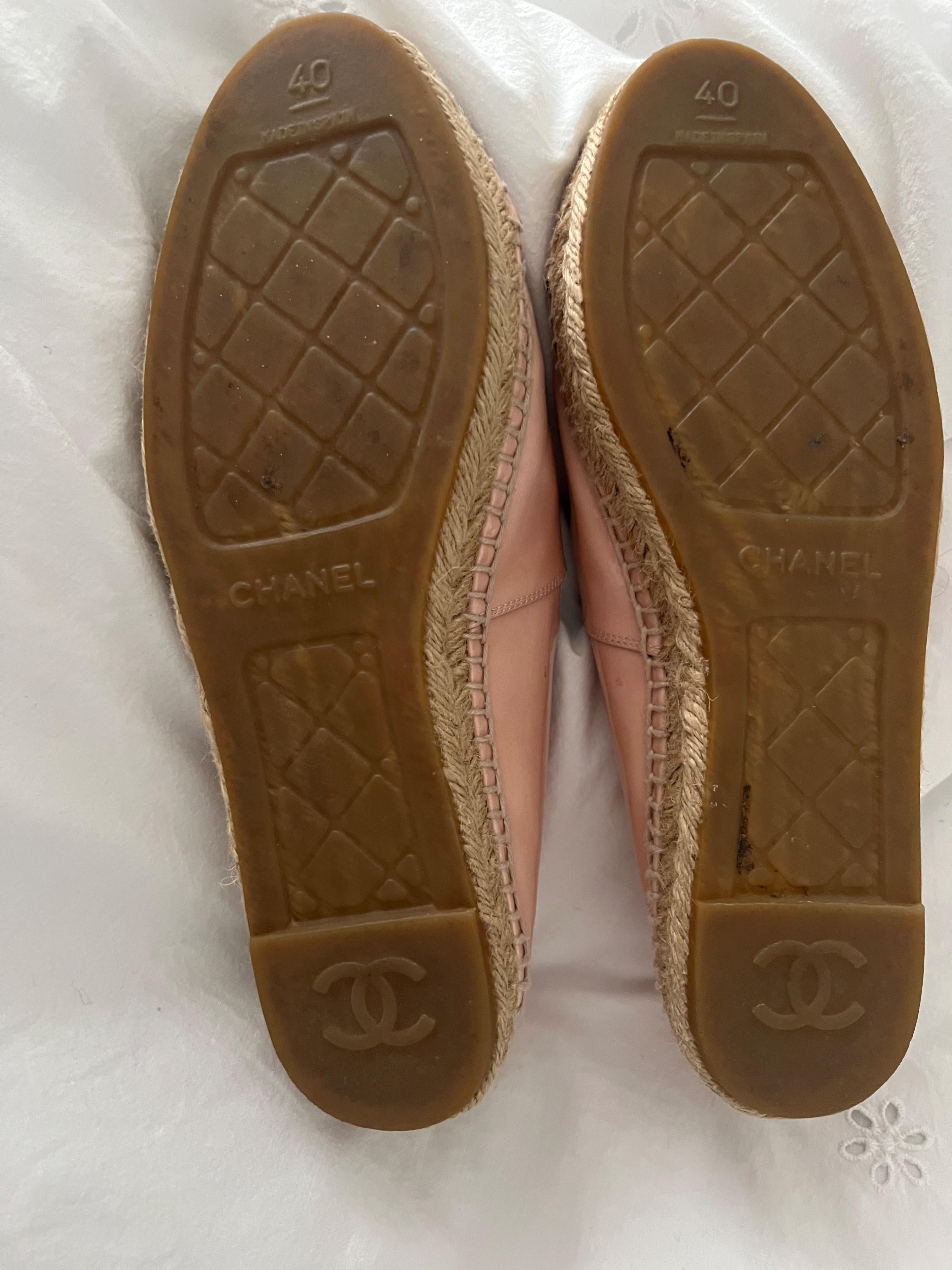 Pink Patent Leather CC Espadrilles