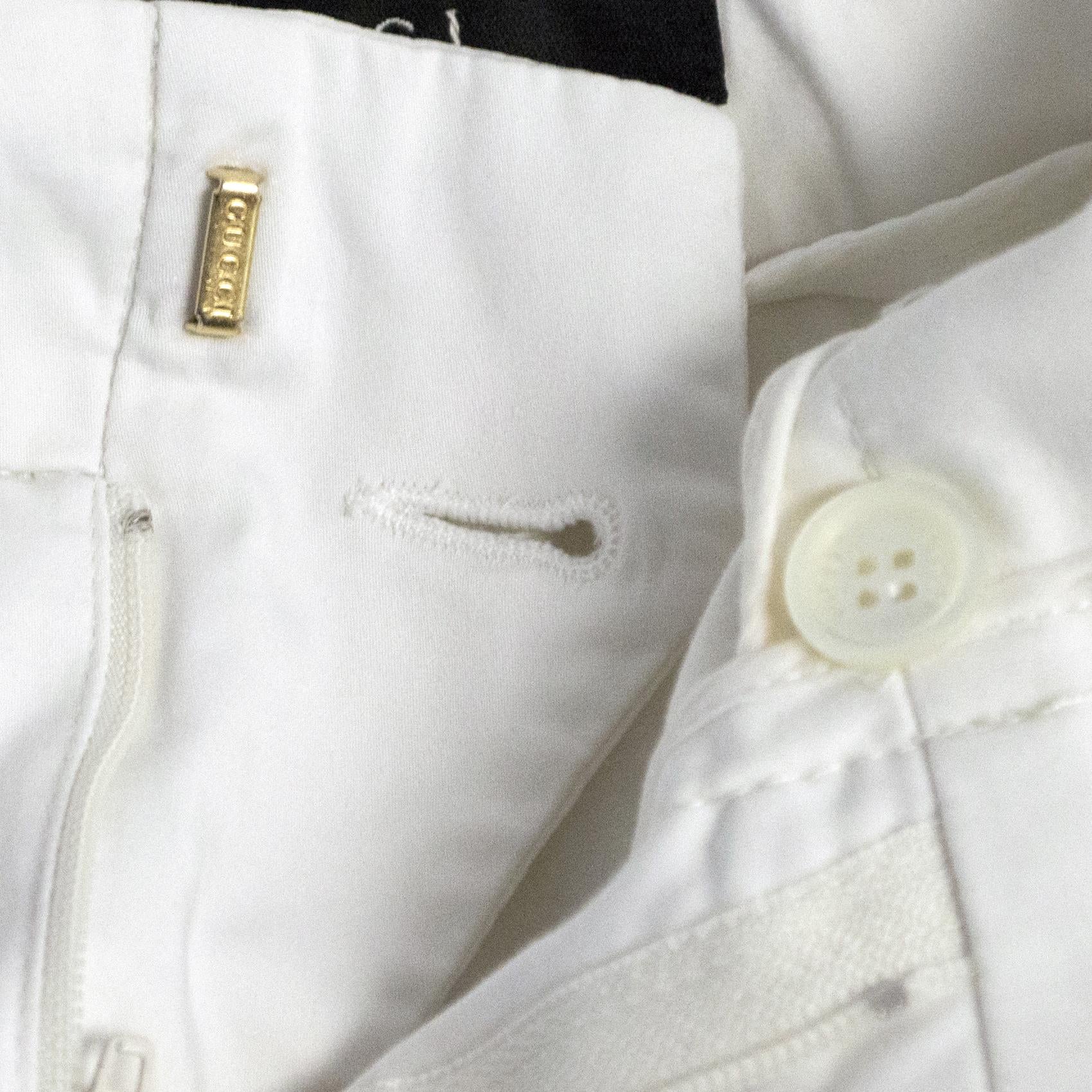 Gucci White Trousers