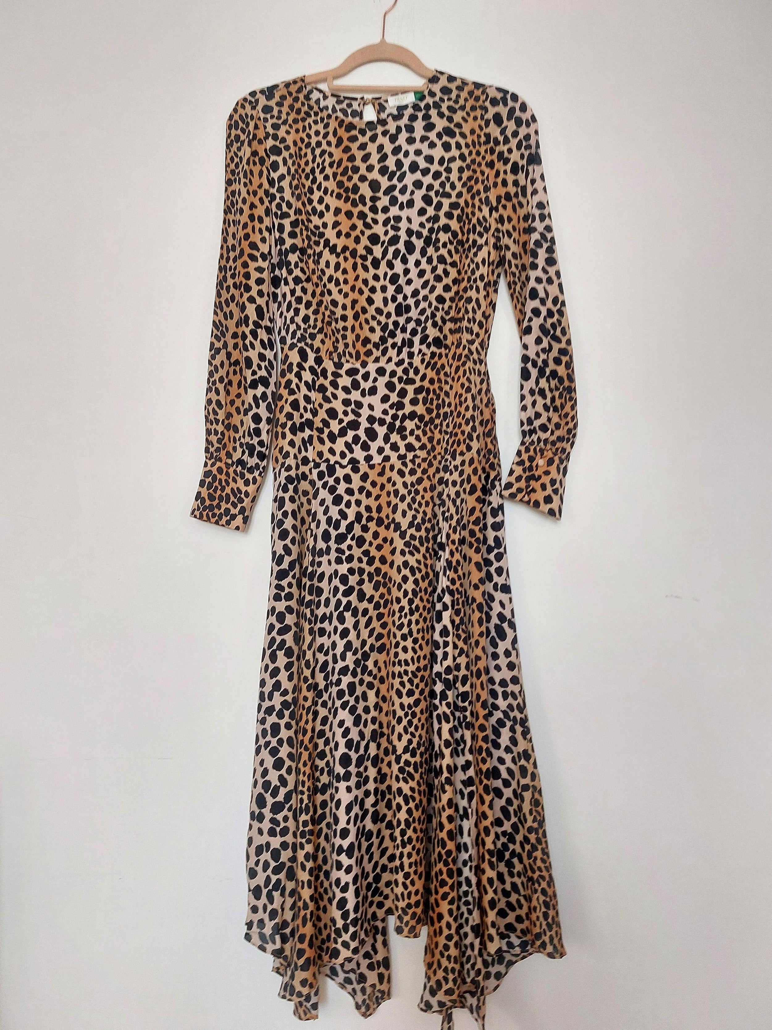 Rixo Leopard Print Elsa Dress