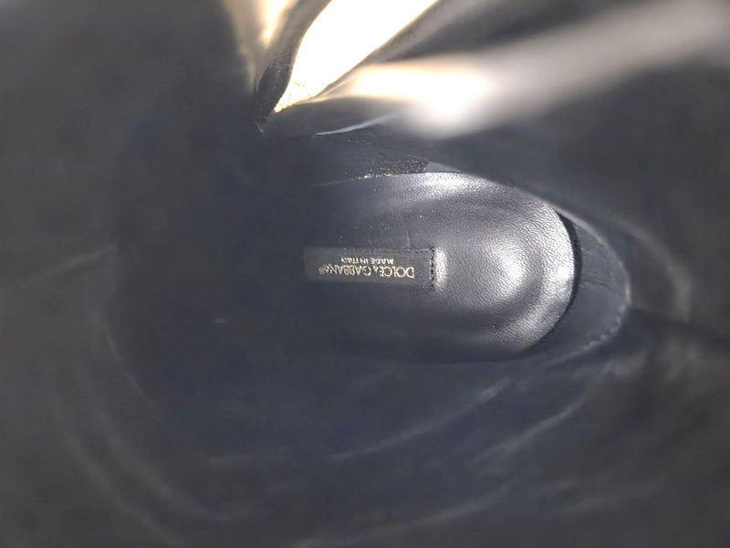 Dolce & Gabbana Floral Ankle Boots