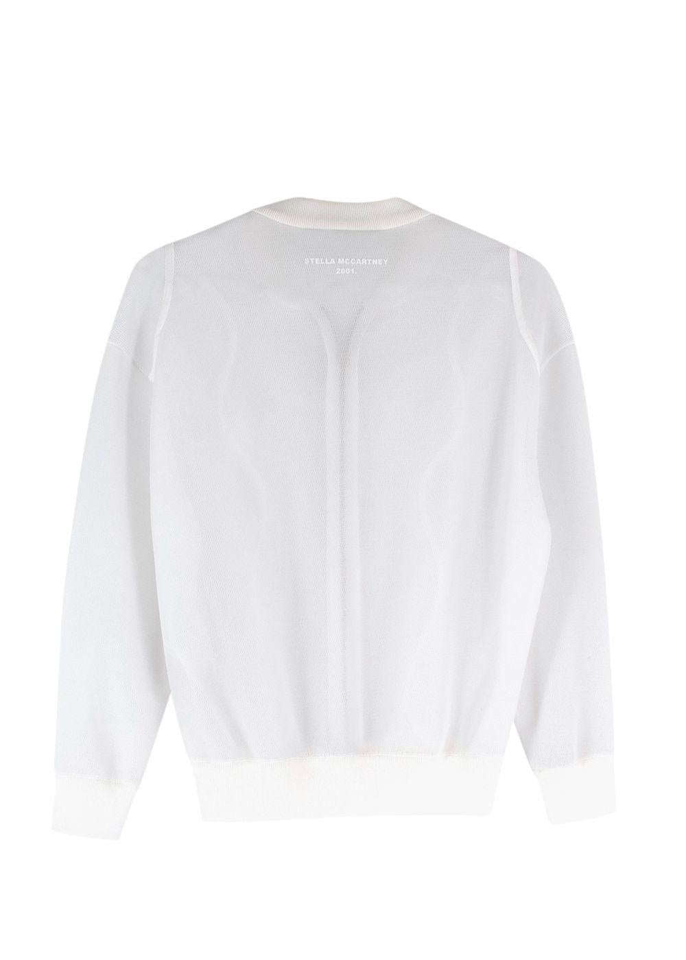Stella McCartney Cream Netted Bomber Jacket
