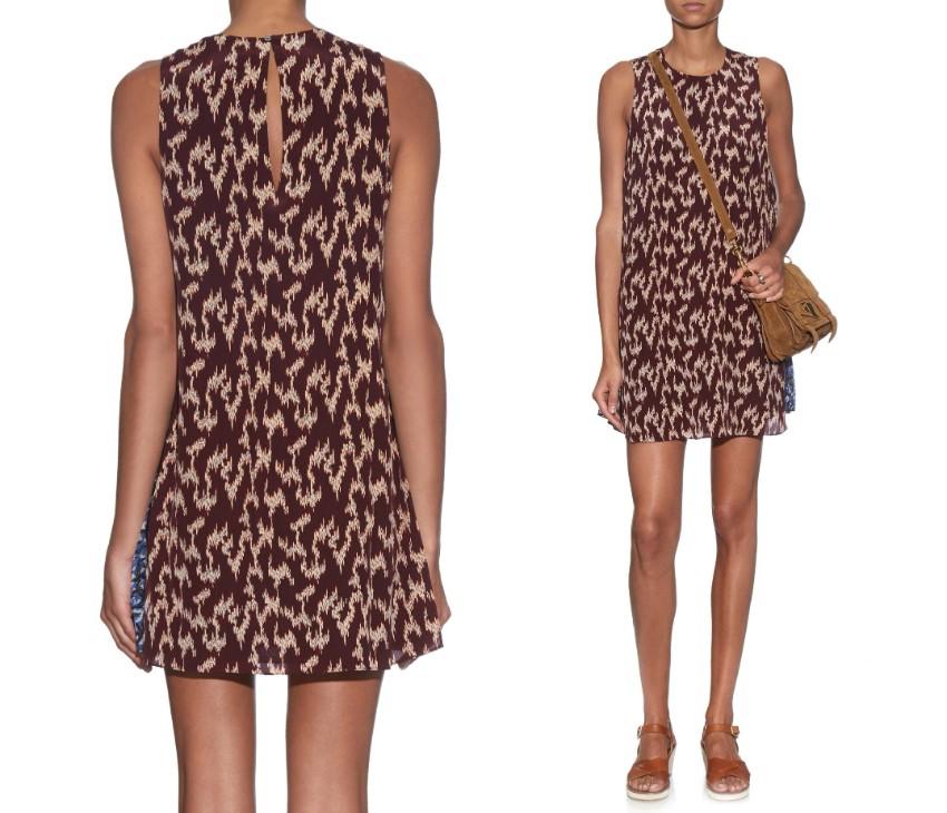 Elizabeth and James Ikat Print Dayne Dress