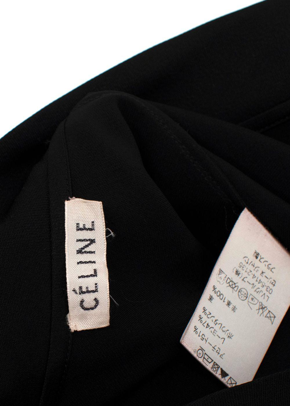 Celine Black Halterneck Open-back Dress
