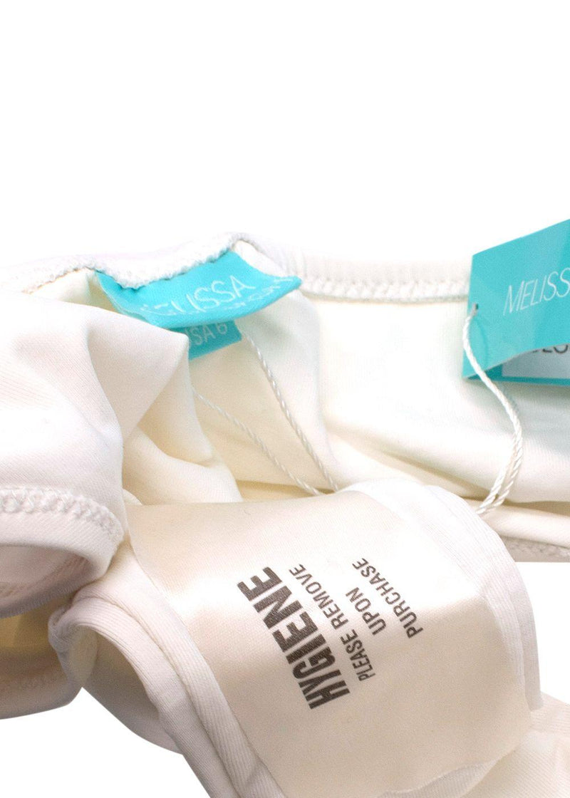 Melissa Odabash Cream Cut Out Tobago Swimsuit