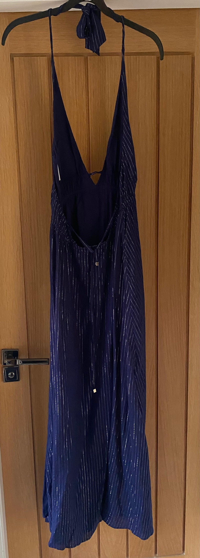 Heidi Klein Blue Midnight Thread Midi Dress