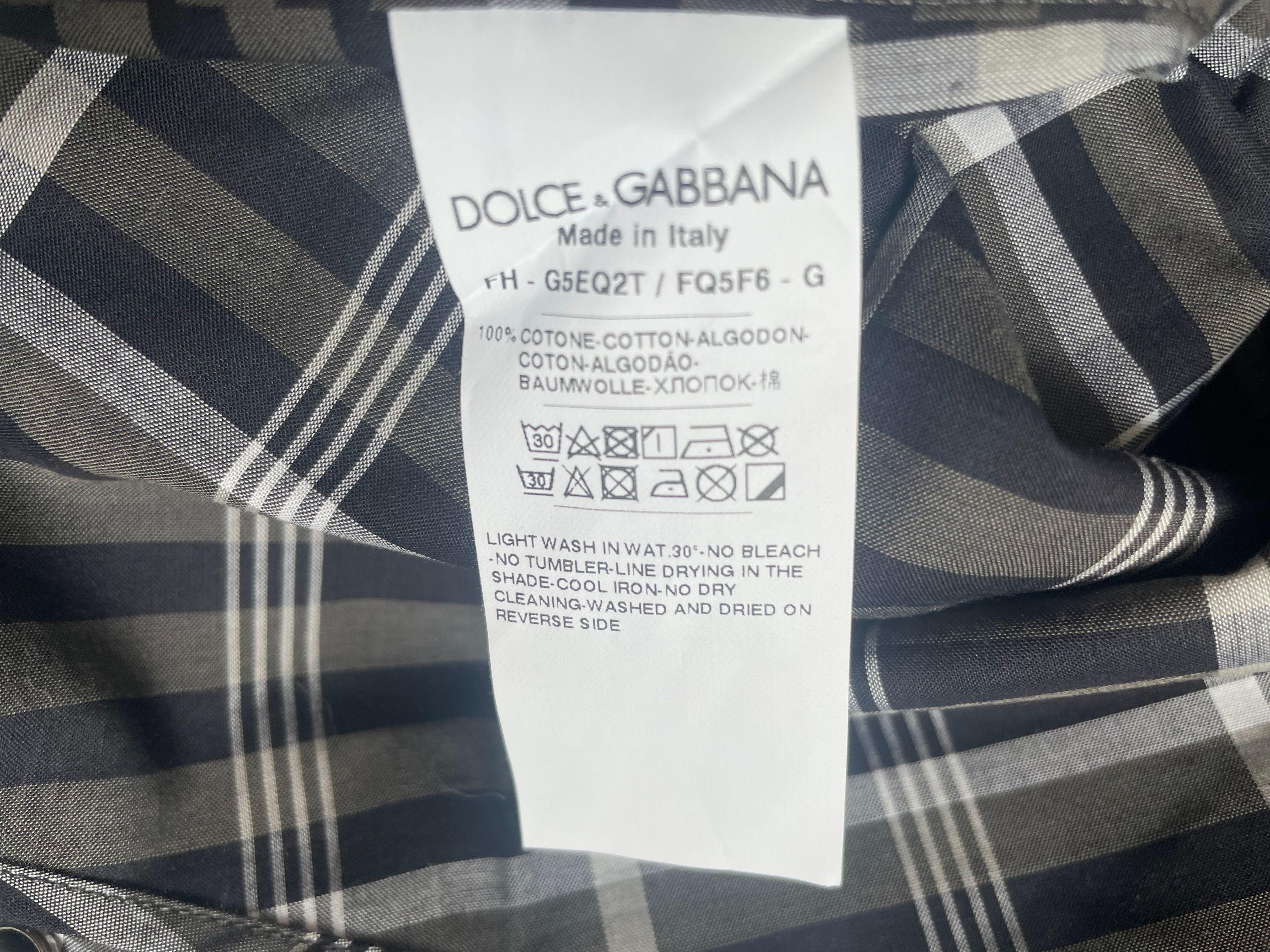 Checked Cotton Long Sleeved Shirt
