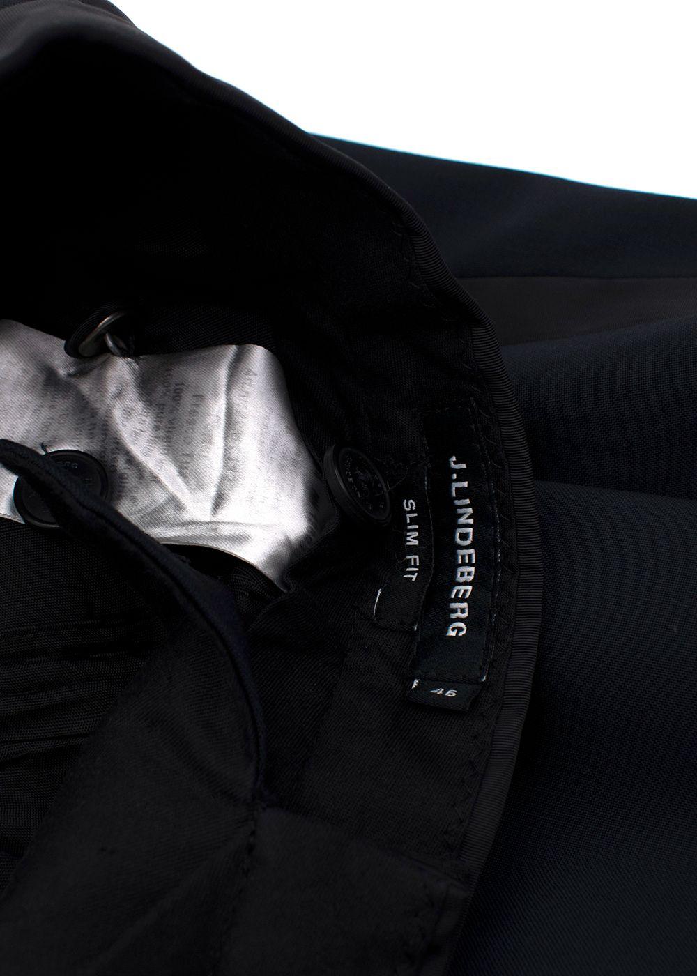 J. Lindenberg Navy Skinny Fit Suit Jacket & Trousers
