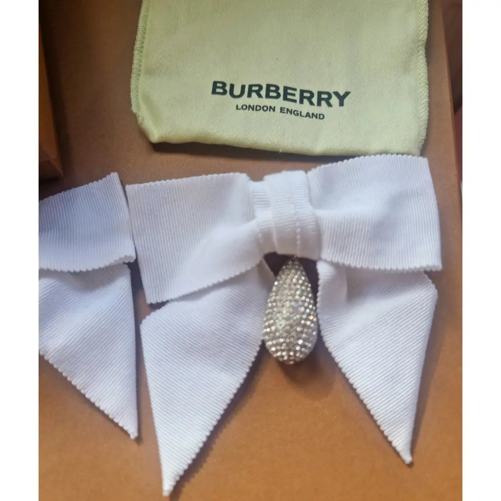 Burberry Oversized Bow Clip Earrings