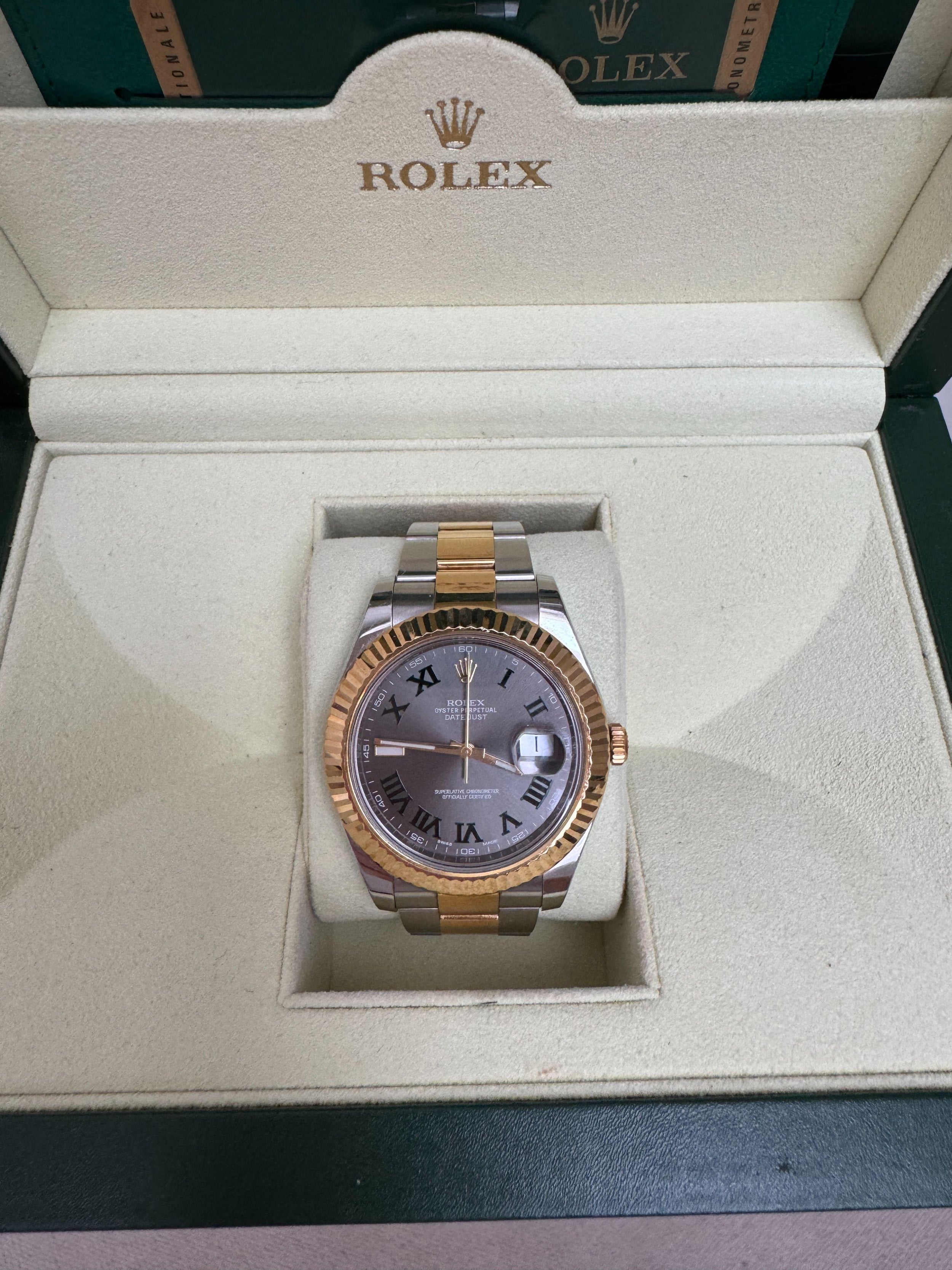 Rolex Wimbeldon Edition Oyster Steel Datejust 41