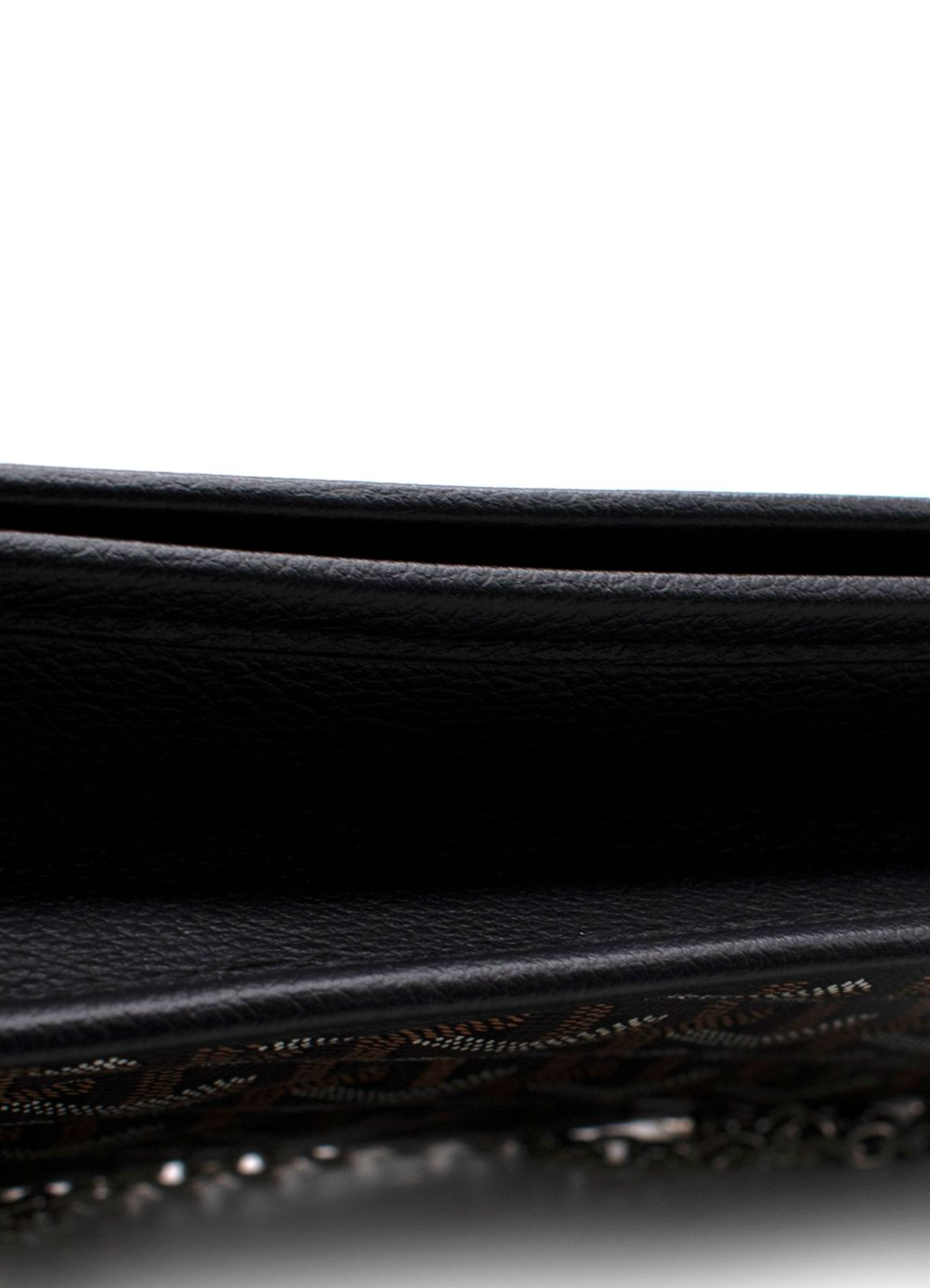 Goyard Black Alexandre III Chain Shoulder Bag