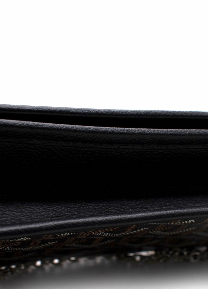 Goyard Black Alexandre III Chain Shoulder Bag