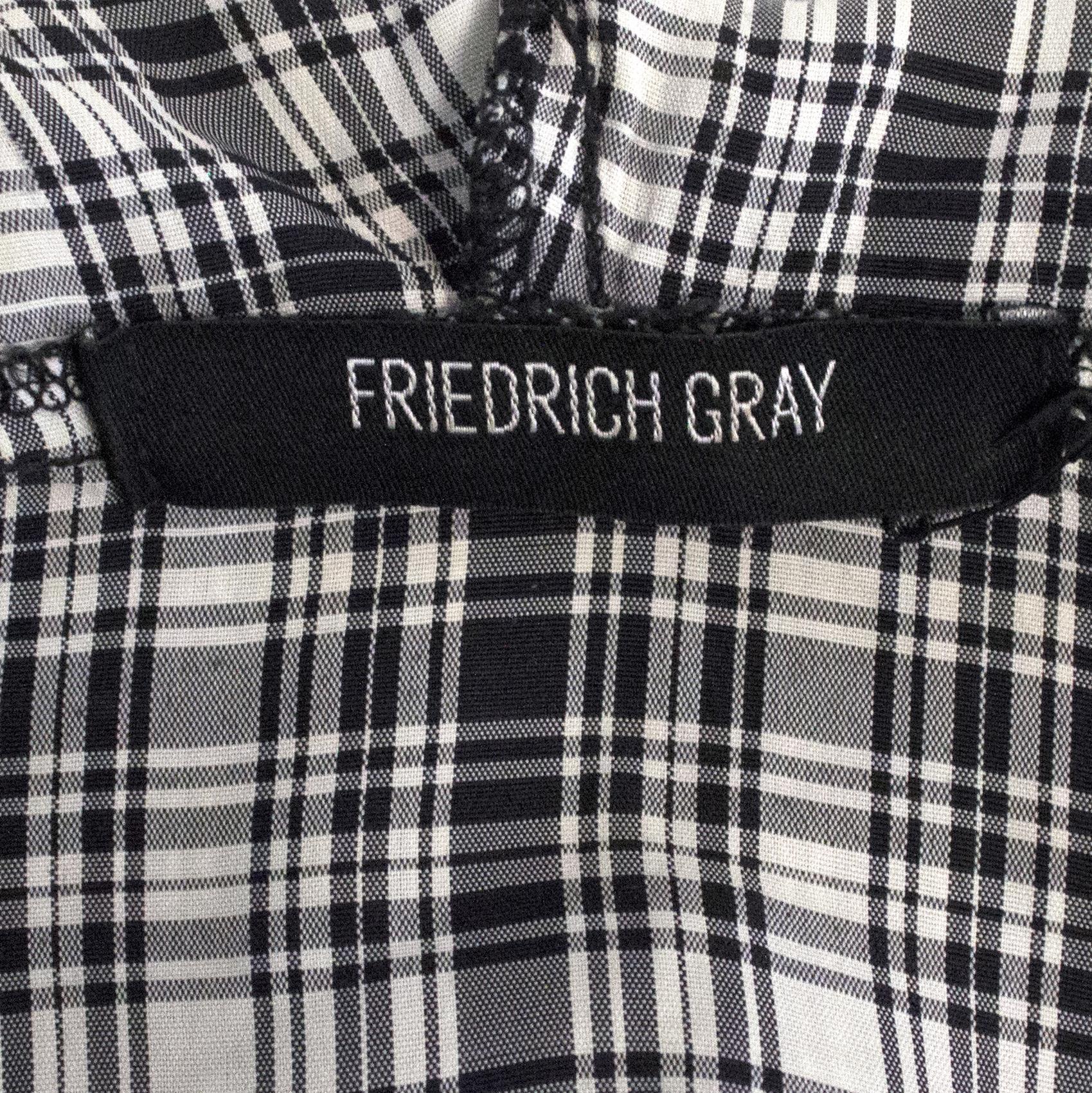Friedrich Gray Check Jacket