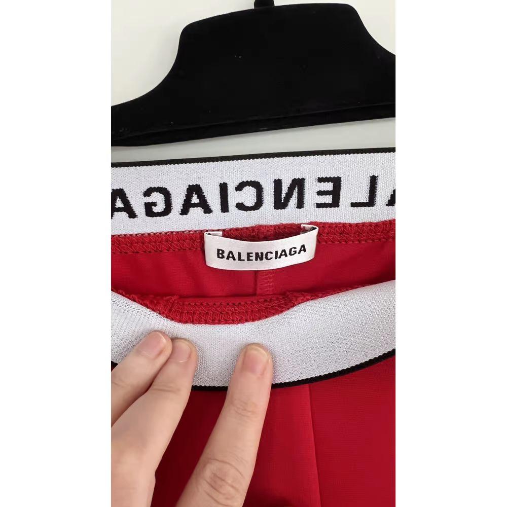 Red Logo Waist Leggings