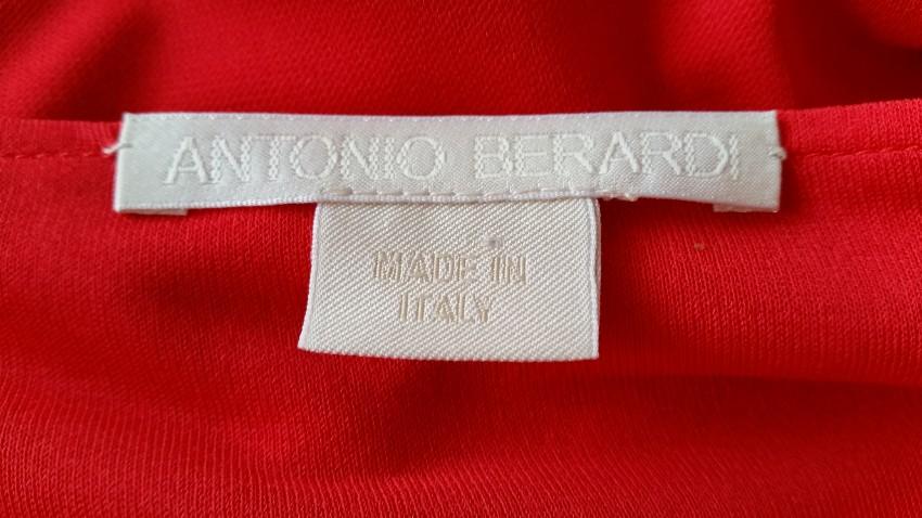 Antonio Berardi red cady dress